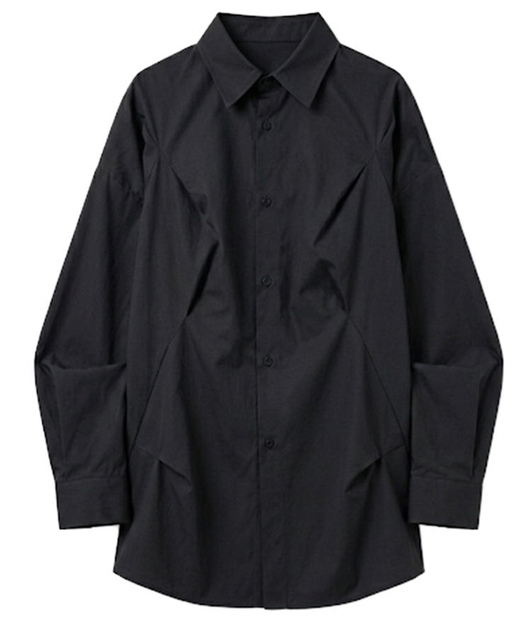 無地オーバーシャツ