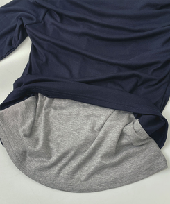 ドレープオフショルダーレイヤードTシャツ