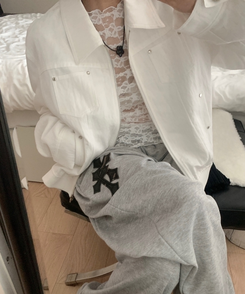 カラーポケットジャケット WHITE