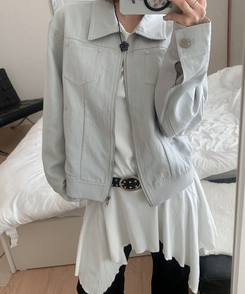 カラーポケットジャケット GREY