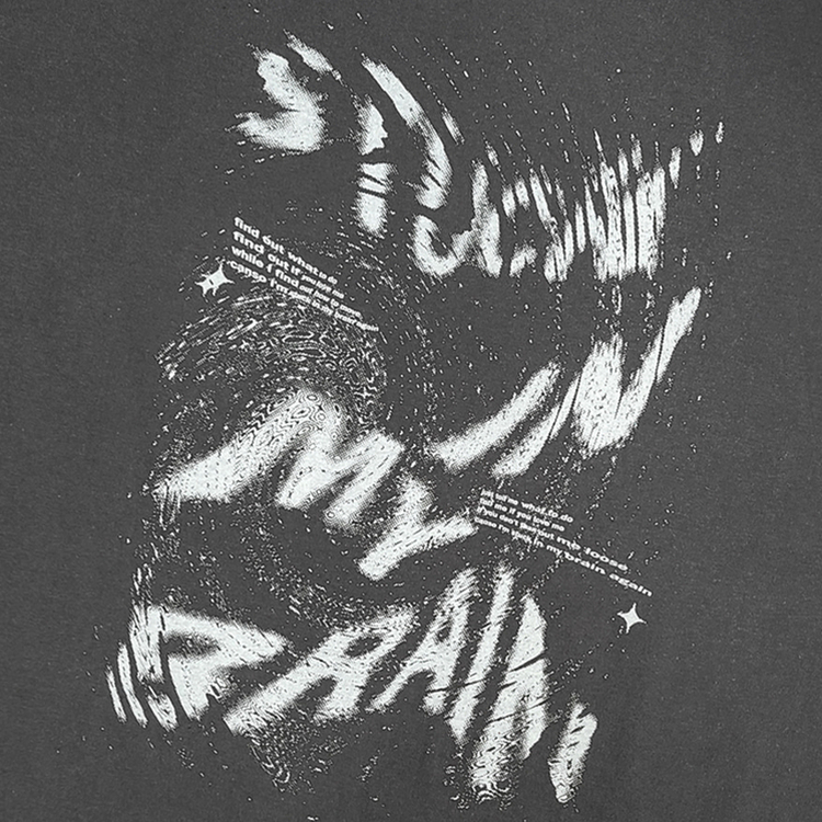 ビンテージレタリング長袖Tシャツ