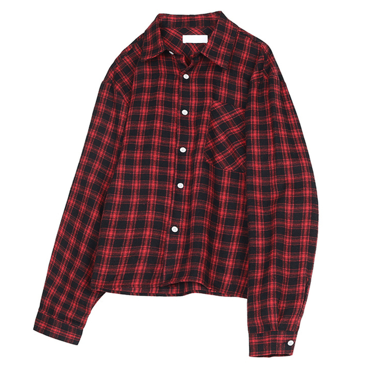 ベーシックチェックシャツ(5color)