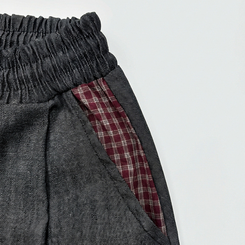 チェックポケットバルーンパンツ