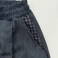 チェックポケットバルーンパンツ