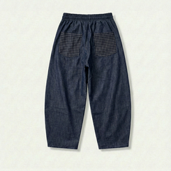 チェックポケットバルーンパンツ