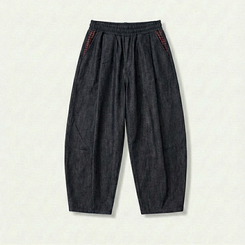 チェックポケットバルーンパンツ