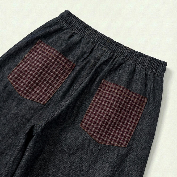 チェックポケットバルーンパンツ