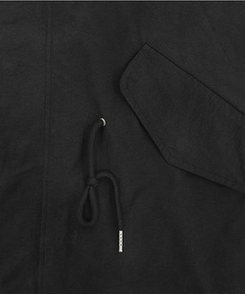 ハイネックハーフミリタリージャケット