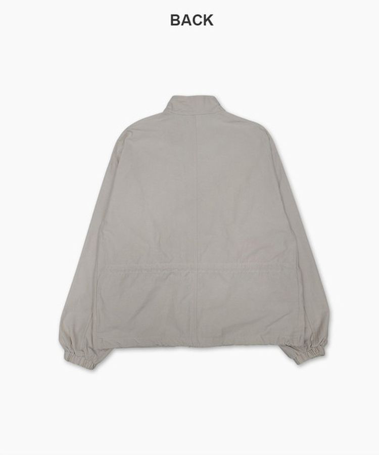 ハイネックハーフミリタリージャケット