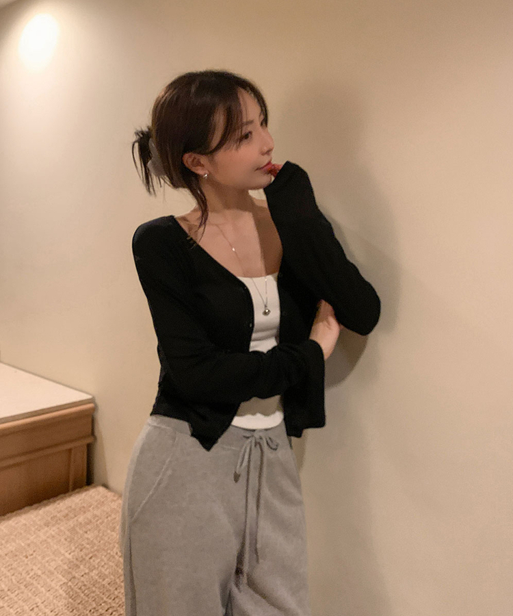 【カップ付き】ラウンドキャミソール IVORY