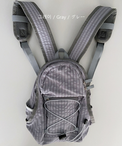 チェックストリングミニバックパック