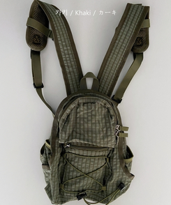 チェックストリングミニバックパック
