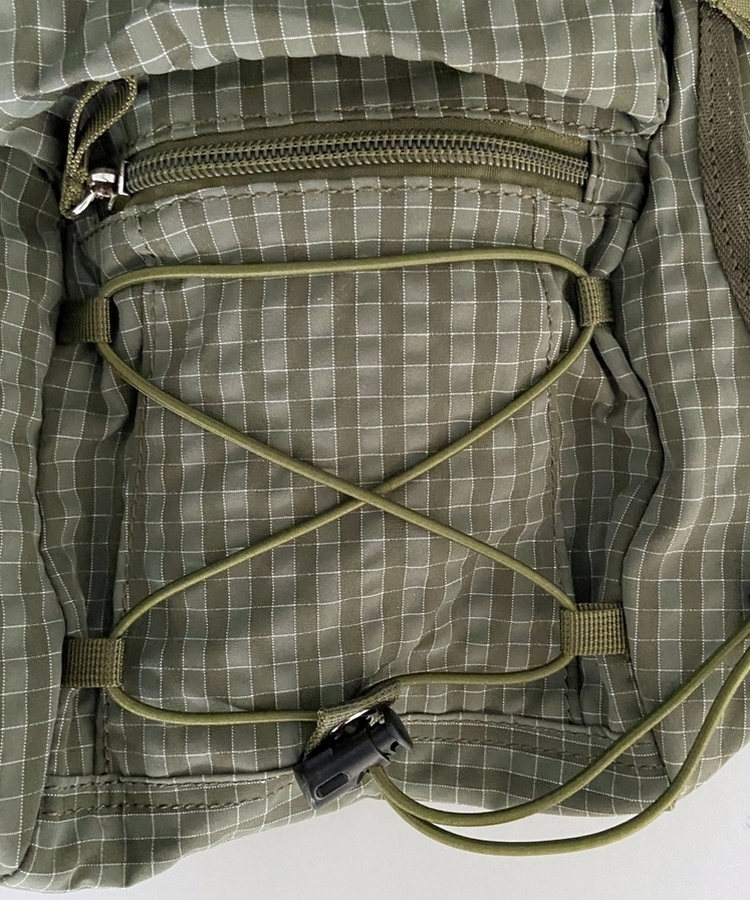 チェックストリングミニバックパック