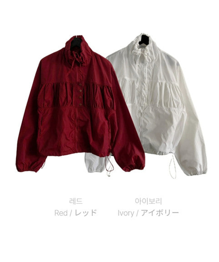 シャーリングリボンウィンドブレーカー(5color)