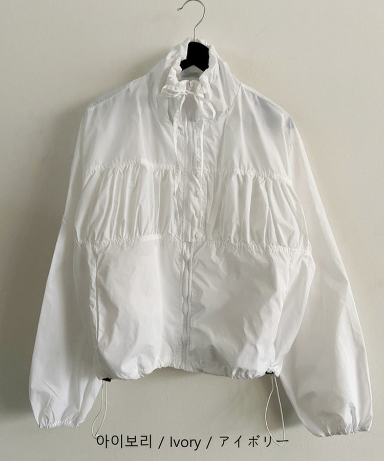 シャーリングリボンウィンドブレーカー(5color)