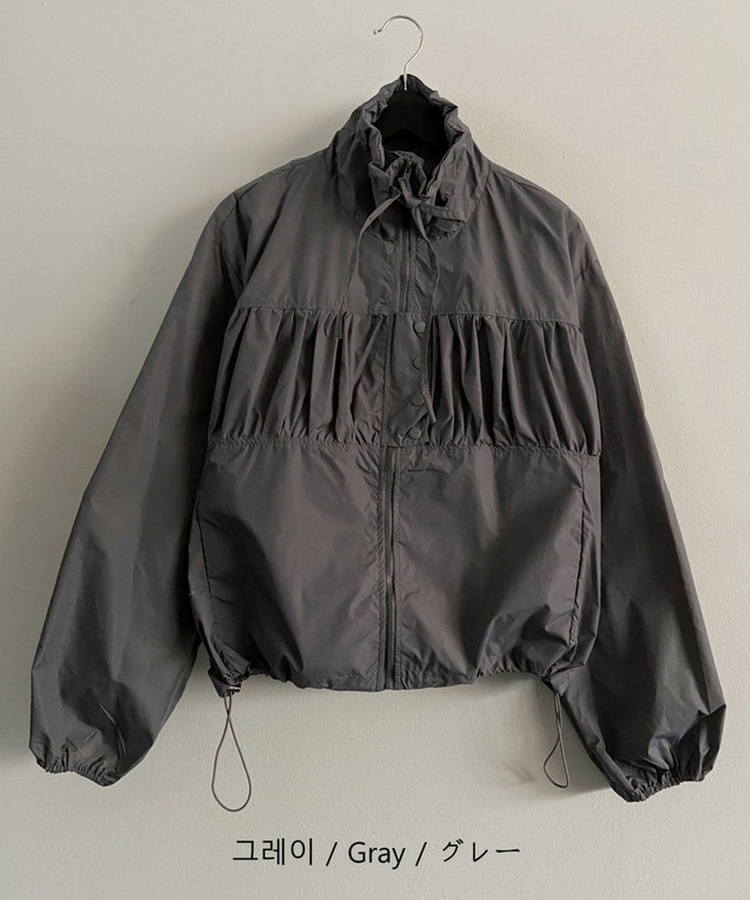 シャーリングリボンウィンドブレーカー(5color)