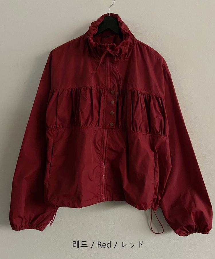 シャーリングリボンウィンドブレーカー(5color)