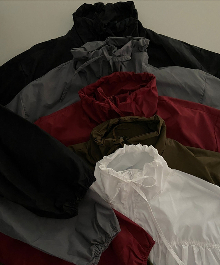 シャーリングリボンウィンドブレーカー(5color)