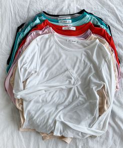 パーソナルラウンド長袖Tシャツ(10color)