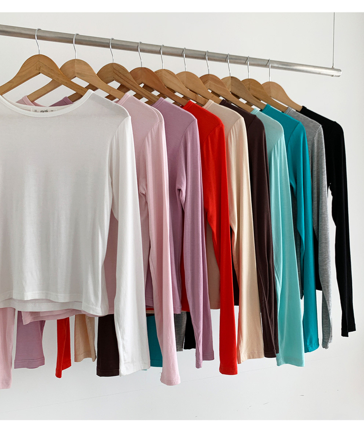 パーソナルラウンド長袖Tシャツ(10color)