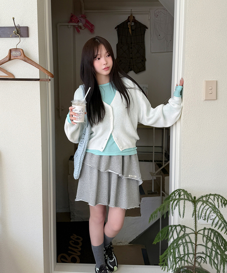 パーソナルラウンド長袖Tシャツ(10color) SKYBLUE