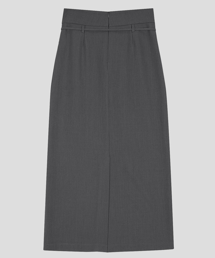 シンプルストラップロングスカート