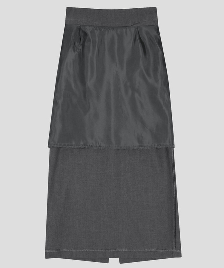 シンプルストラップロングスカート