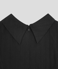 半袖カラーブラウス