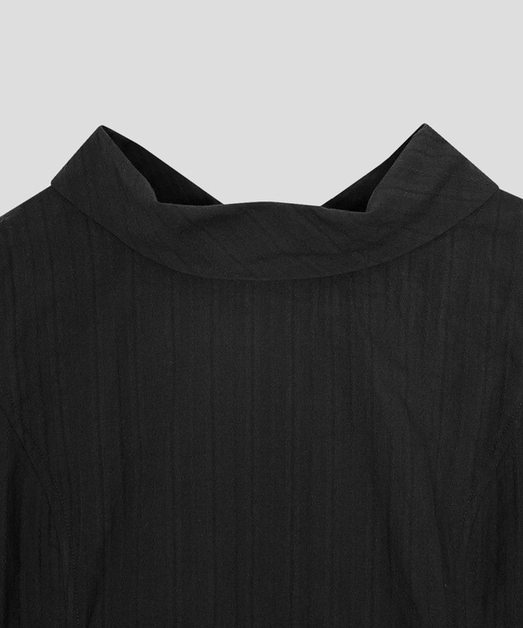 半袖カラーブラウス