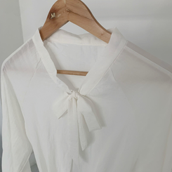 フリルリボンミニワンピース