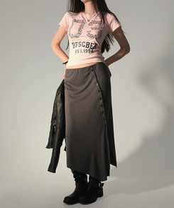 ピンクレオパード半袖Tシャツ PINK