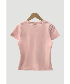 ピンクレオパード半袖Tシャツ