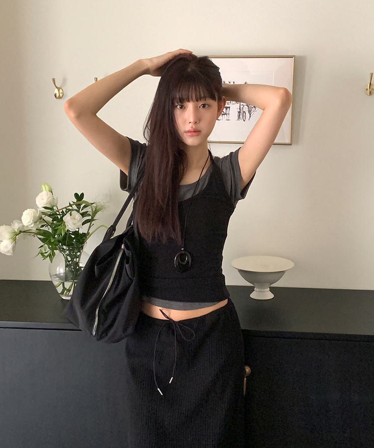 ナイロントートバッグ BLACK