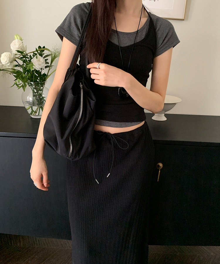 ナイロントートバッグ BLACK
