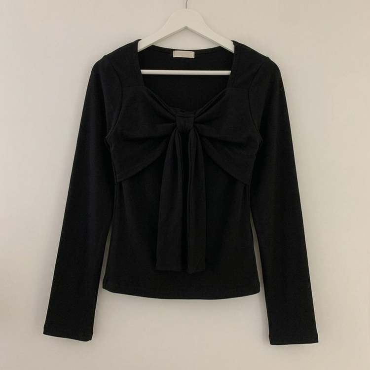 リボンツイストTシャツ