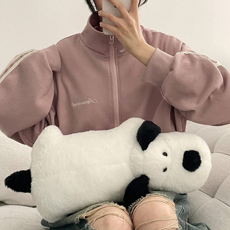 ラインハイネックジップアップ PINK