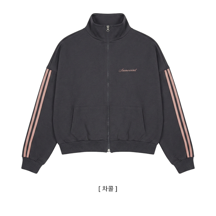 ラインハイネックジップアップ