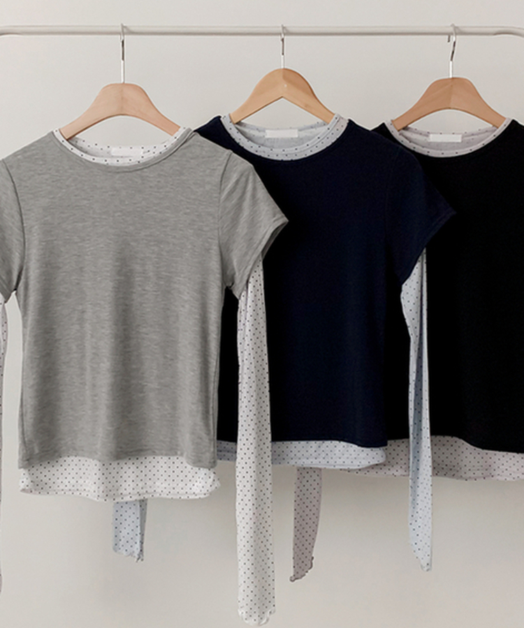 【SET】ドットウェーブTシャツ