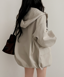 フードミリタリージャケット Stone