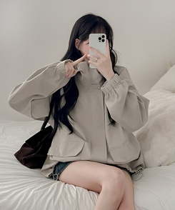 フードミリタリージャケット Stone