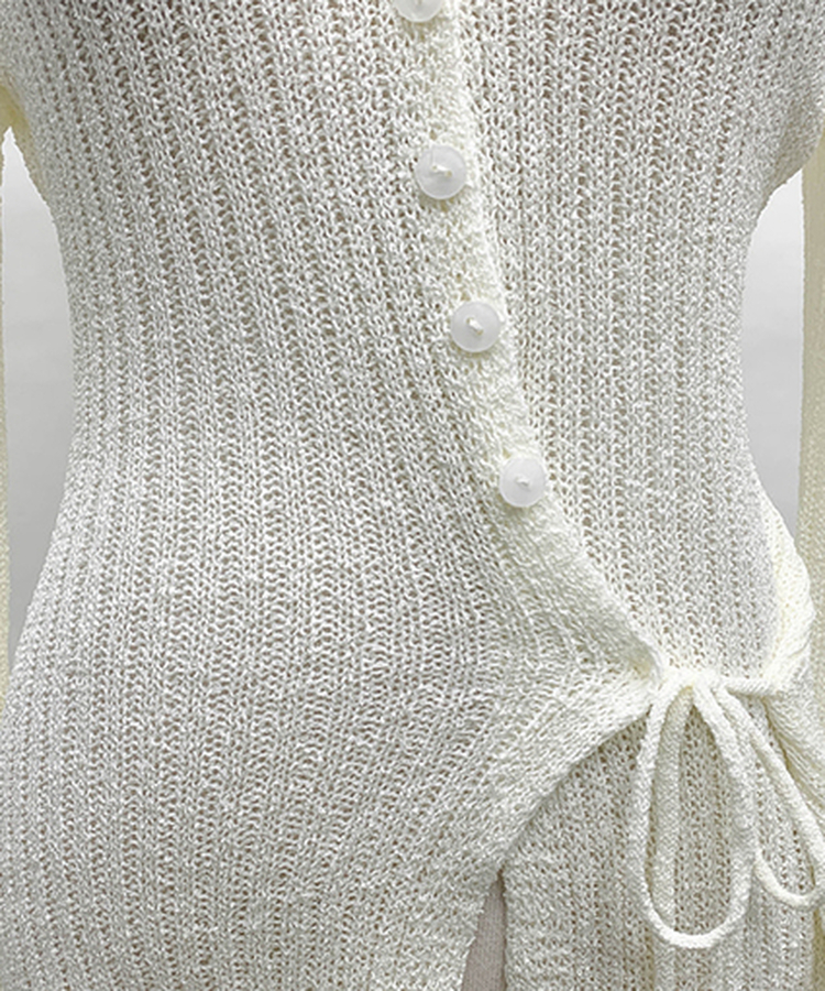 リブラップカーディガン(5color)