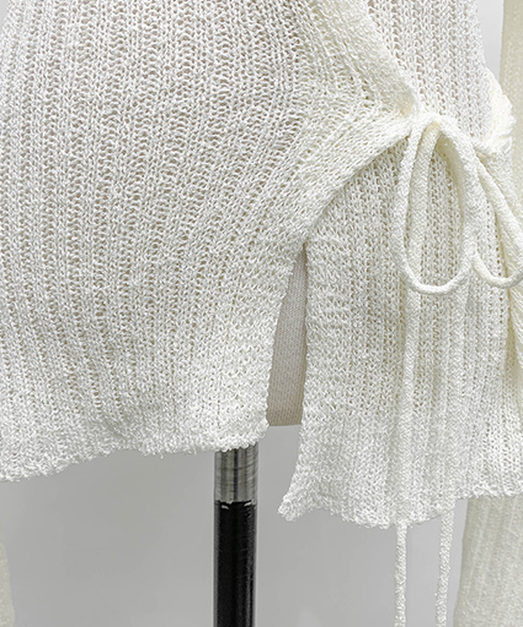 リブラップカーディガン(5color)