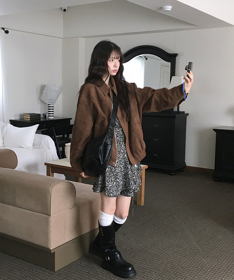 フラワーワンピース BLACK