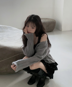 【カップ付き】ガーリーレースキャミソール BLACK