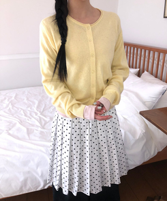 ラウンドウールニットカーディガン(5color) BUTTER