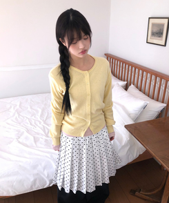 ラウンドウールニットカーディガン(5color) BUTTER