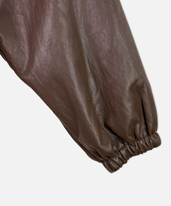 ハイネックレザージャケット