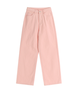 （S-2XL／ショート＆ベーシック＆ロング／3丈／6 Colors♥）ストレート カラー コットンパンツ