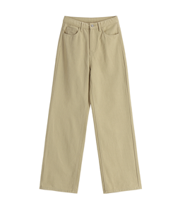 （S-2XL／ショート＆ベーシック＆ロング／3丈／6 Colors♥）ストレート カラー コットンパンツ