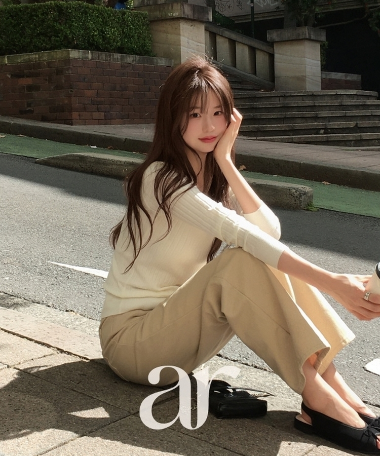 （S-2XL／ショート＆ベーシック＆ロング／3丈／6 Colors♥）ストレート カラー コットンパンツ BEIGE